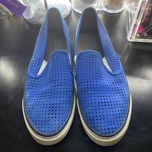 Blue Slip on Sperrys
